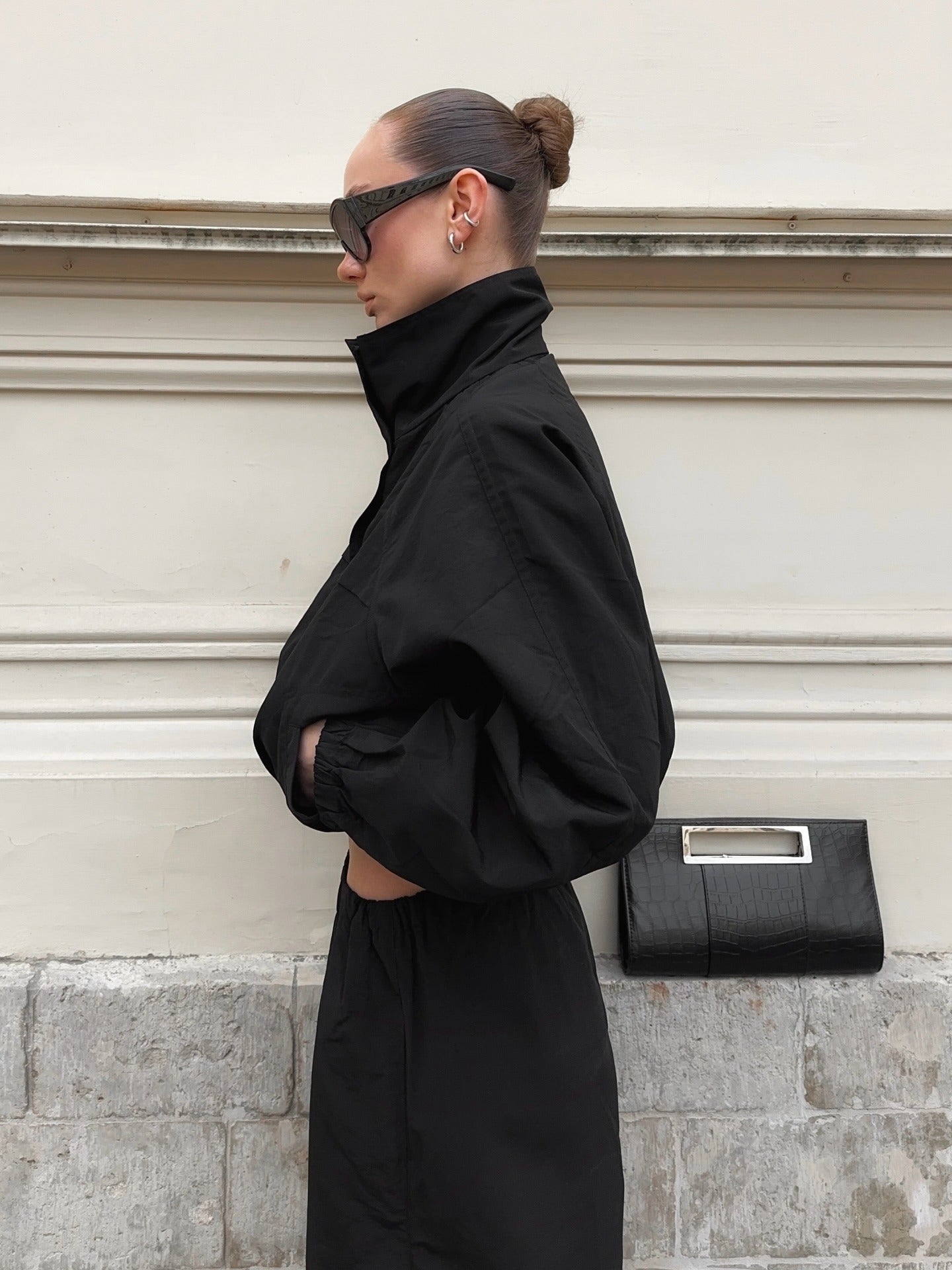 Fiona coupe‑vent à col cheminée