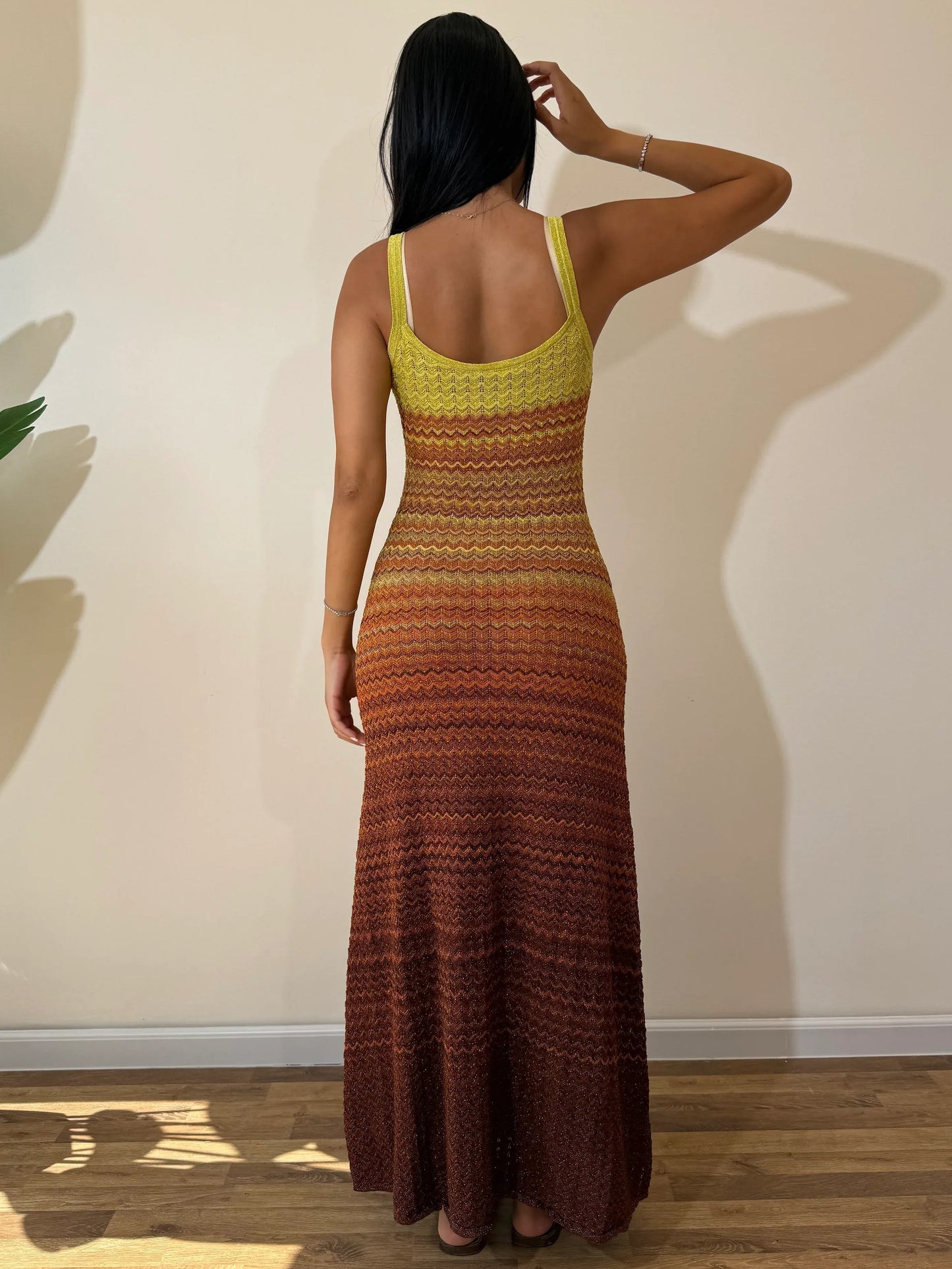 Margot Sunset Knit Maxi Dress