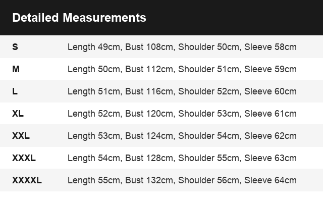 Size Guide