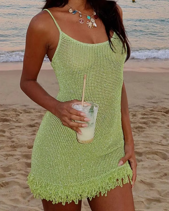 Candice Mesh Knit Bodycon Dress