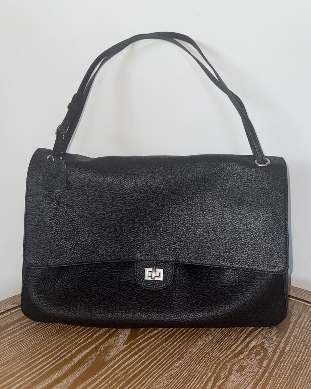 Sac à bandoulière en cuir Ava Maxi Flap
