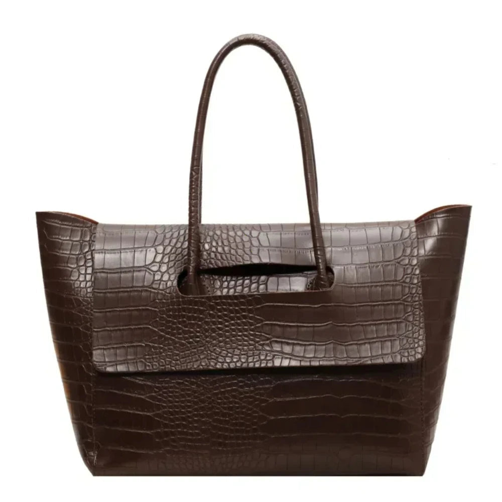 Amelia Tote embossé cuir
