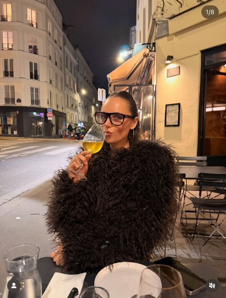 Manteau en fausse fourrure Stella