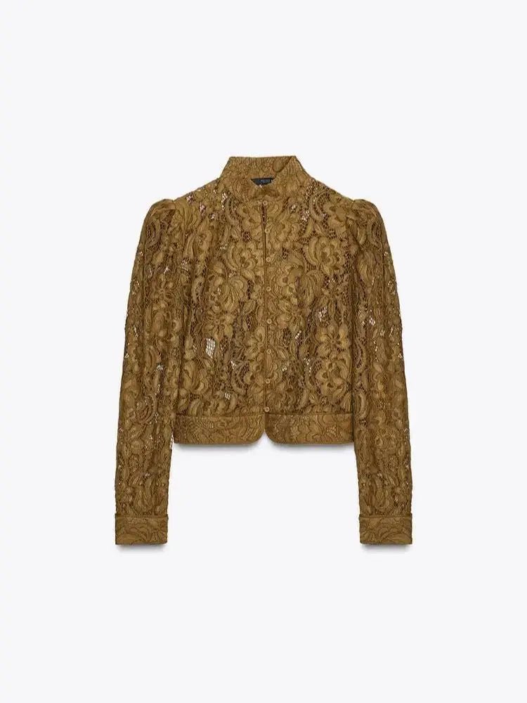 Hannah Lace Sheer Blouse