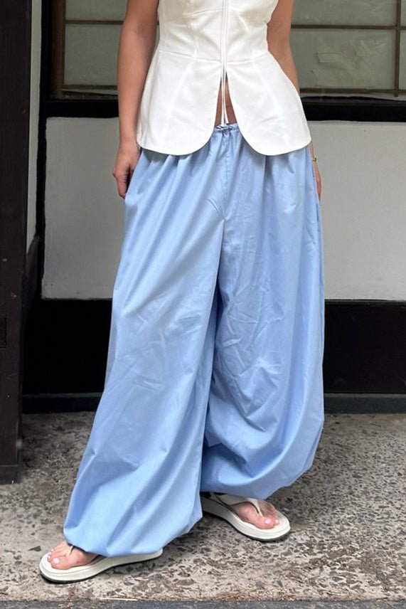 Pantalon baggy Fenella à taille élastique