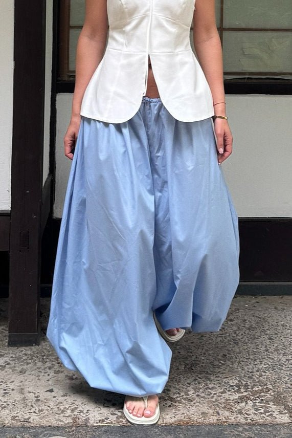Pantalon baggy Fenella à taille élastique