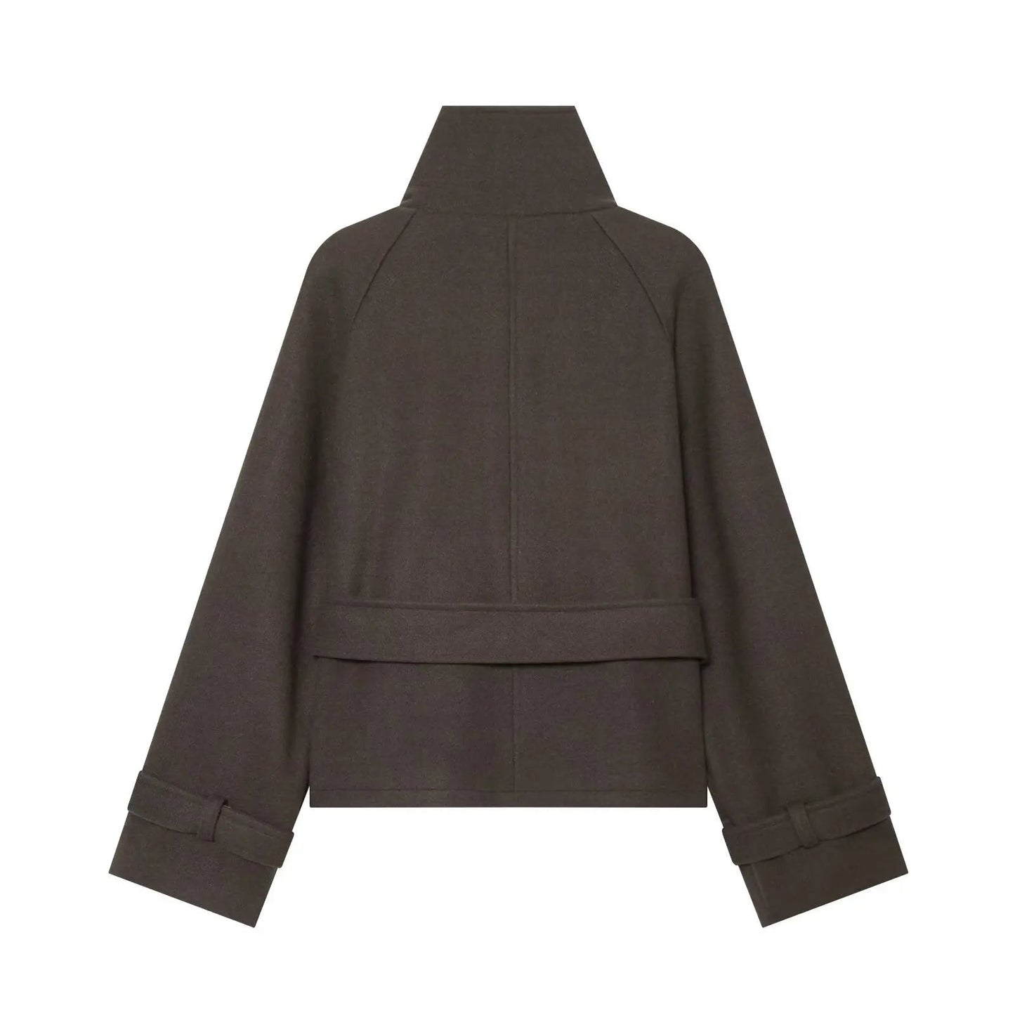 Manteau ceinturé à double boutonnage Anne