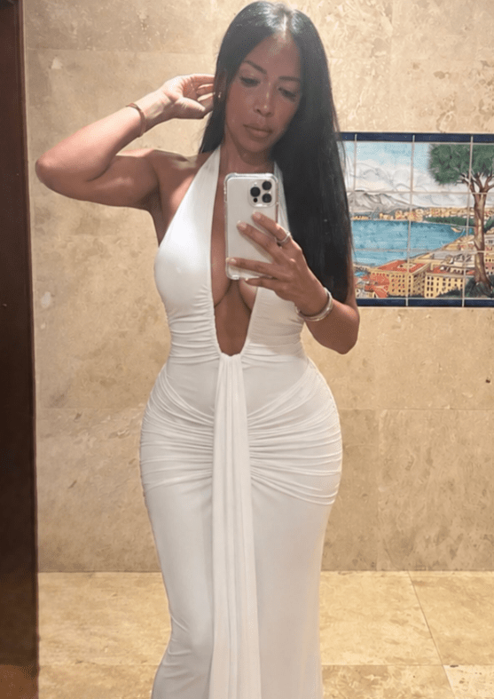 Kelly Halter Ruched Maxi Dress