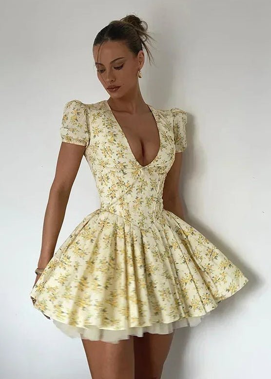 Lory V-Neck Mini Dress