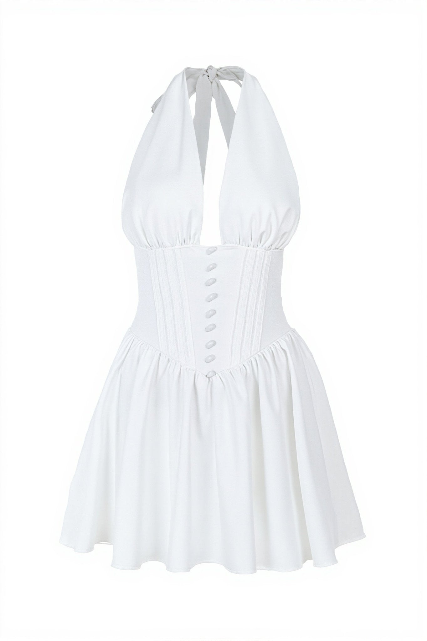 Robe courte moulante à bretelles Laura