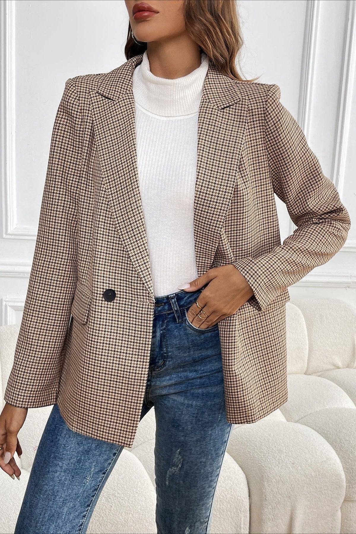 Esther Houndstooth Blazer