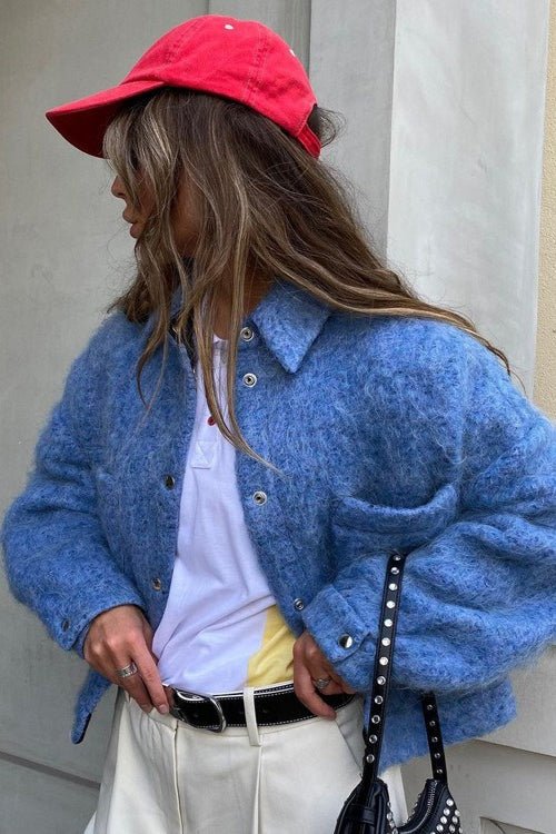 Veste blazer Annie à boutons-pression