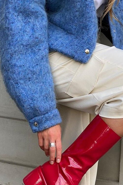 Veste blazer Annie à boutons-pression