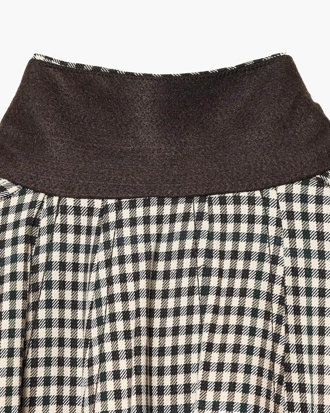 Blouson bomber à carreaux Lisa à col montant
