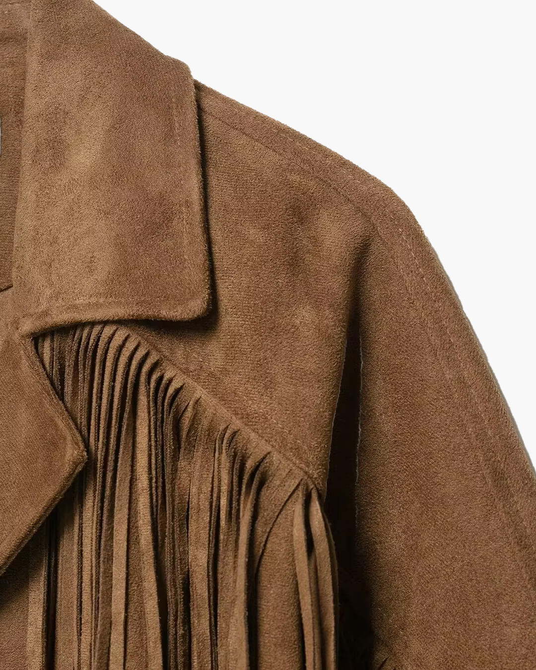 Julie Faux Suede Fringe Western Jacket