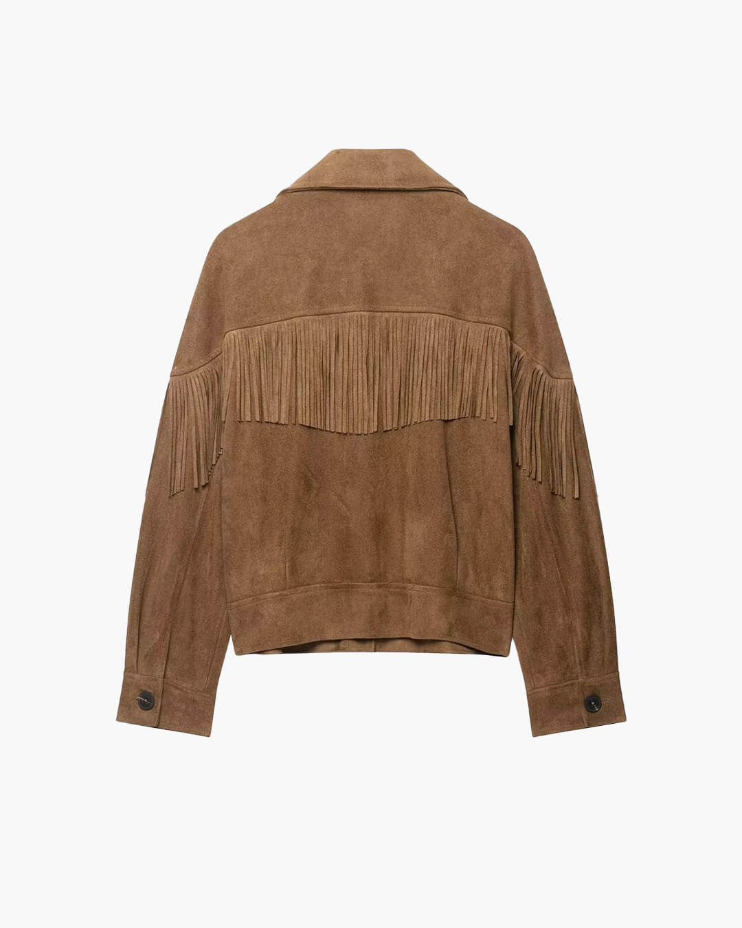 Julie Faux Suede Fringe Western Jacket