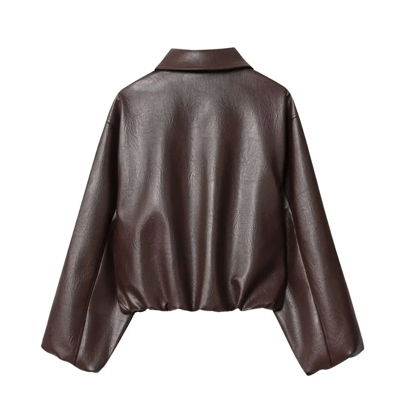 Blouson bomber Sienna en faux cuir