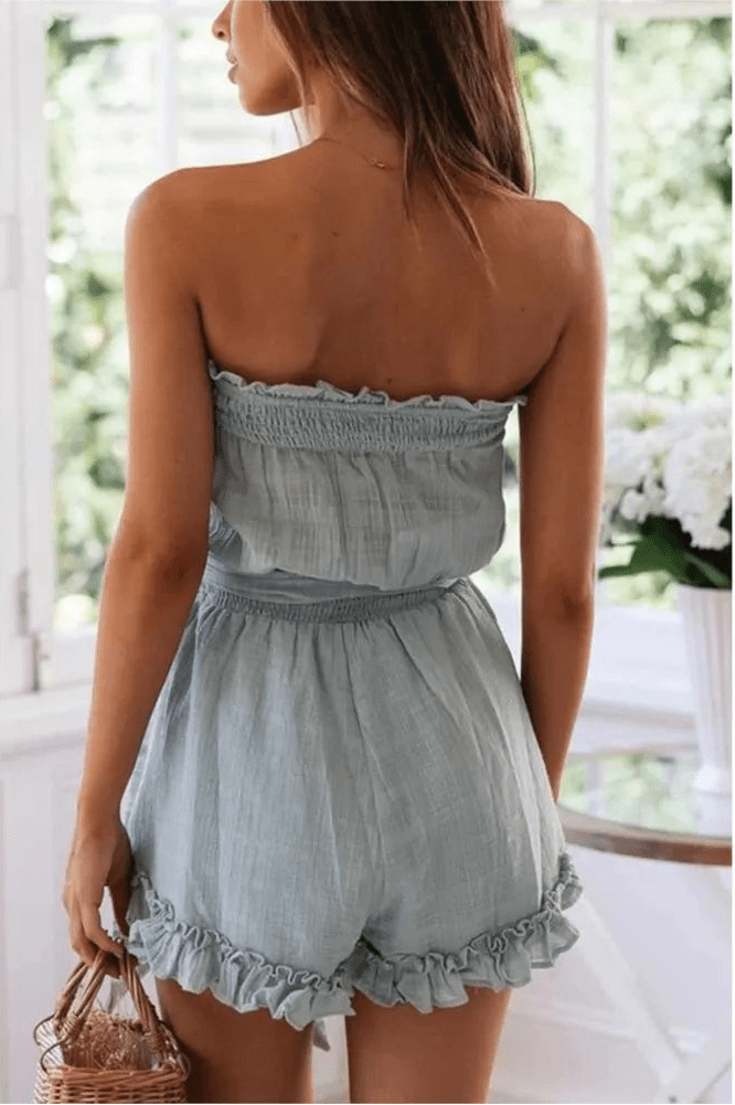 Sophie Belted Tube Jumpsuit