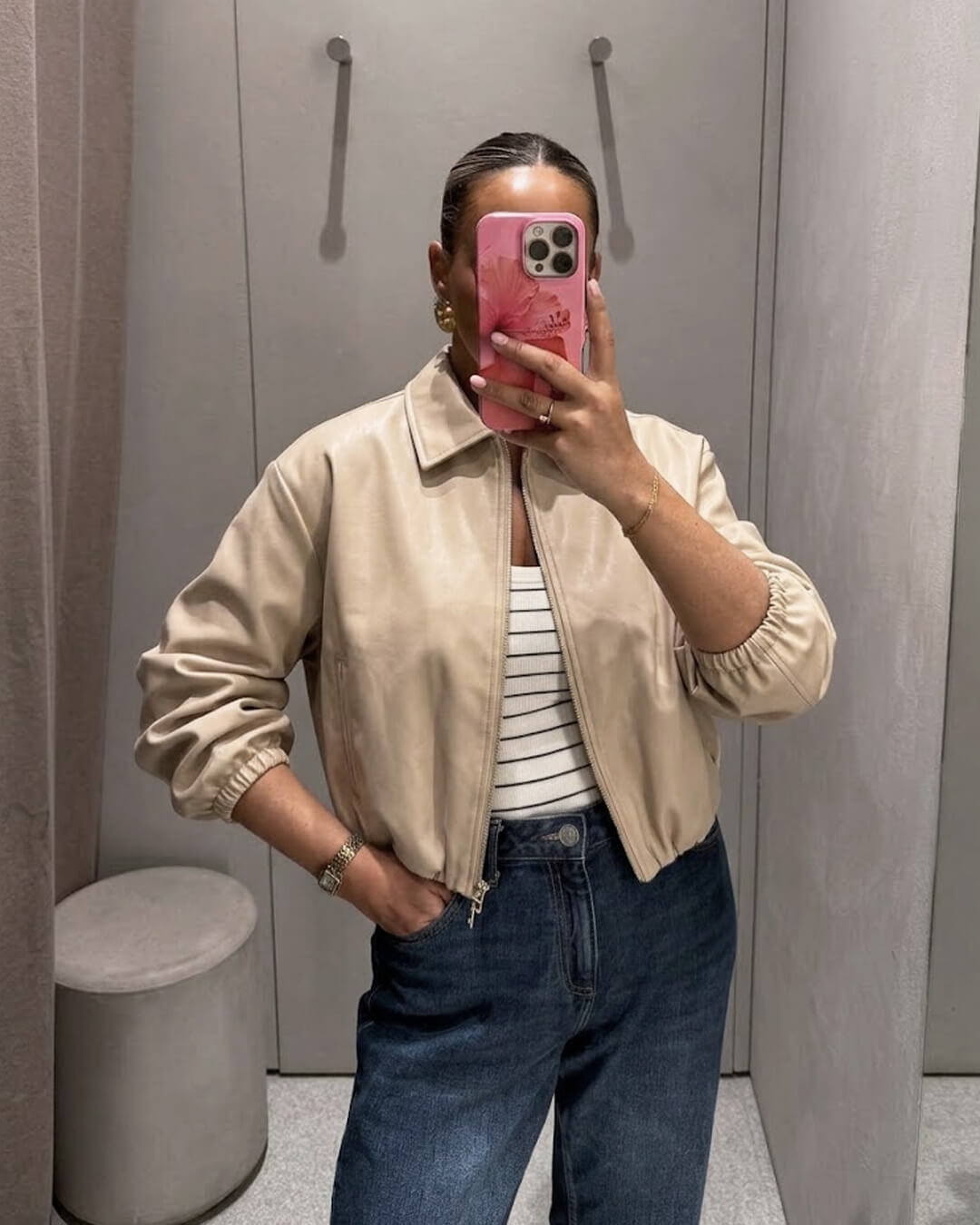 Veste bomber matelassée Hanna