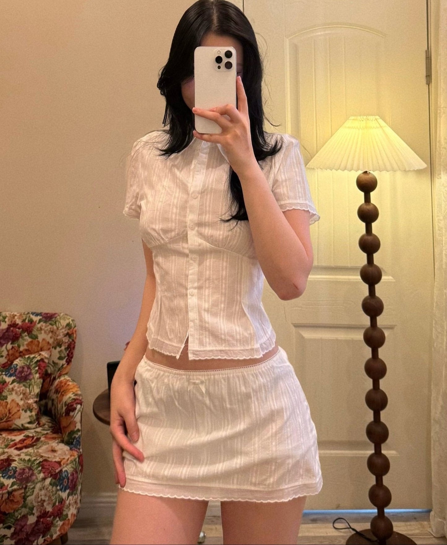 Stellina Cropped Skort Set