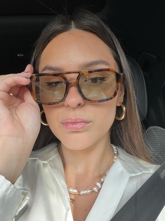 Monica Oversized Cat-Eye Sunglasses