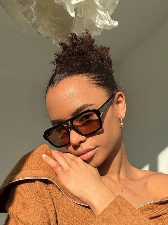 Monica Oversized Cat-Eye Sunglasses