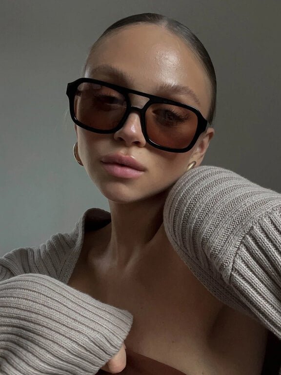 Monica Oversized Cat-Eye Sunglasses