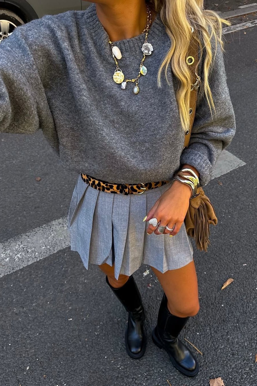 Nora Ribbed Knit Sweater