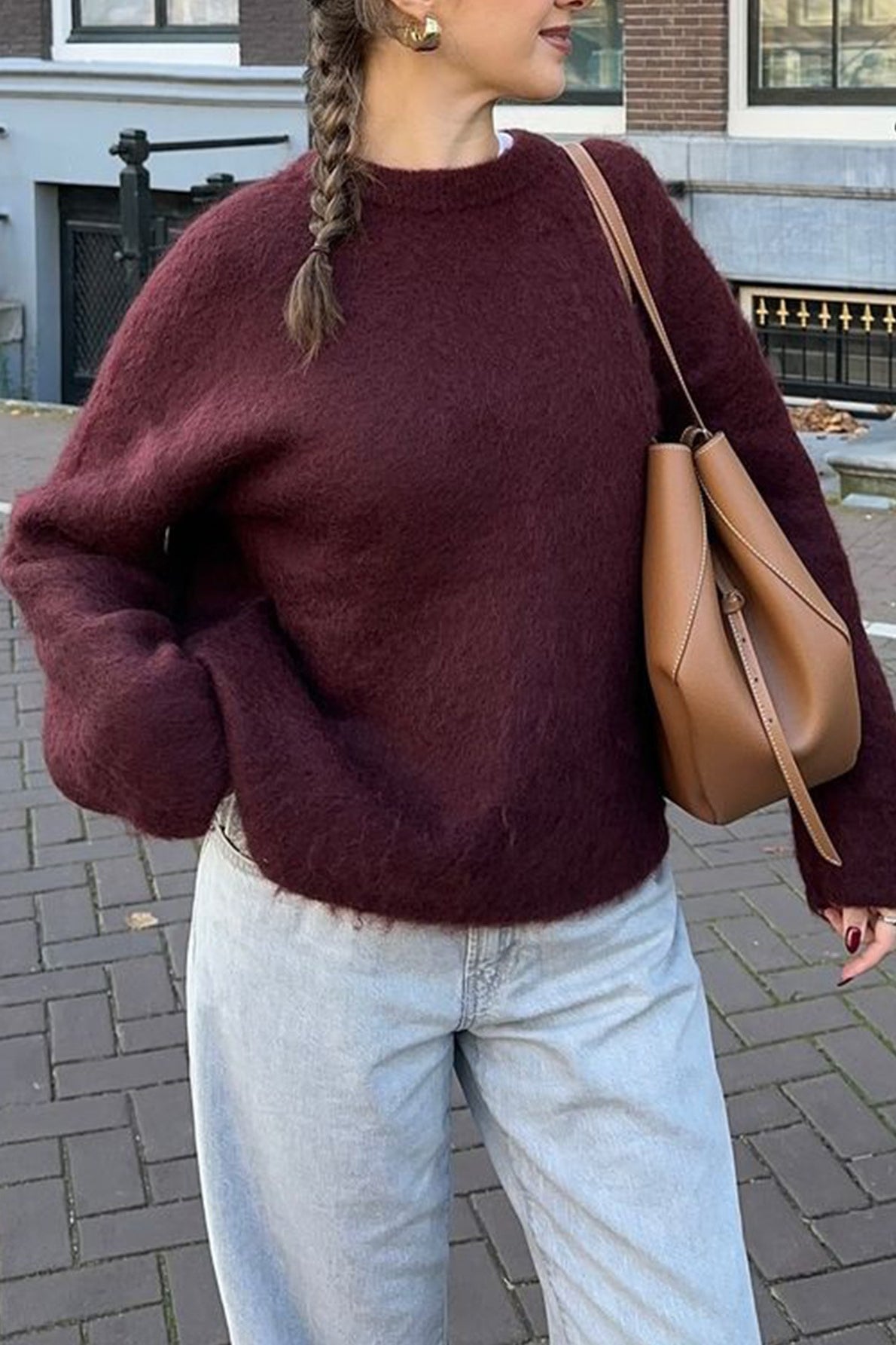 Nora Ribbed Knit Sweater