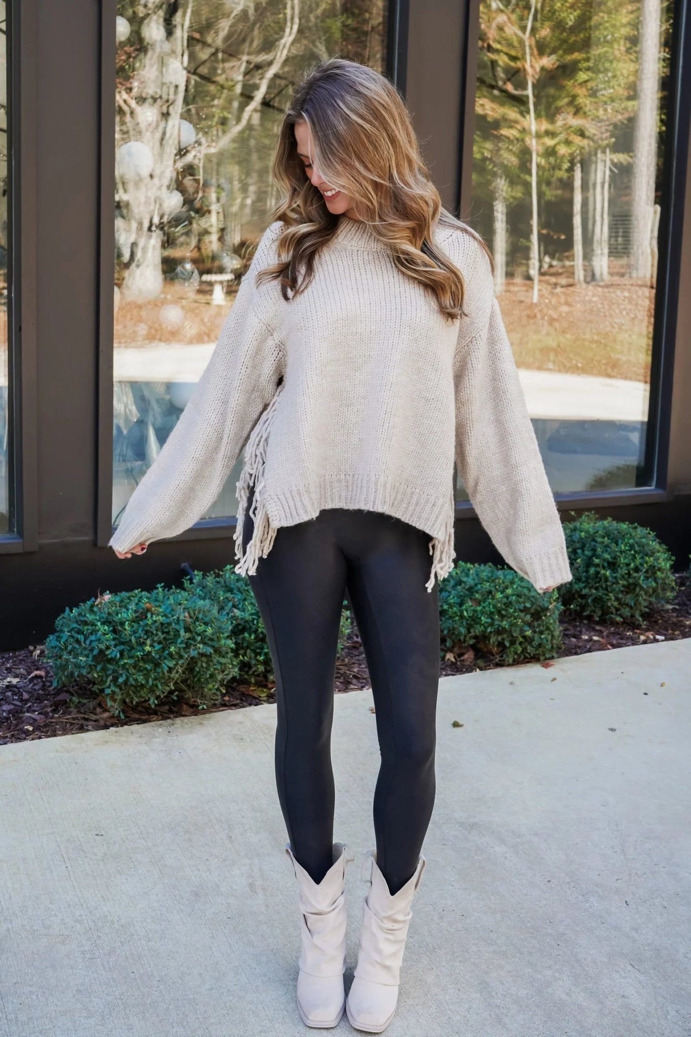 Eva Tassel Knit Sweater