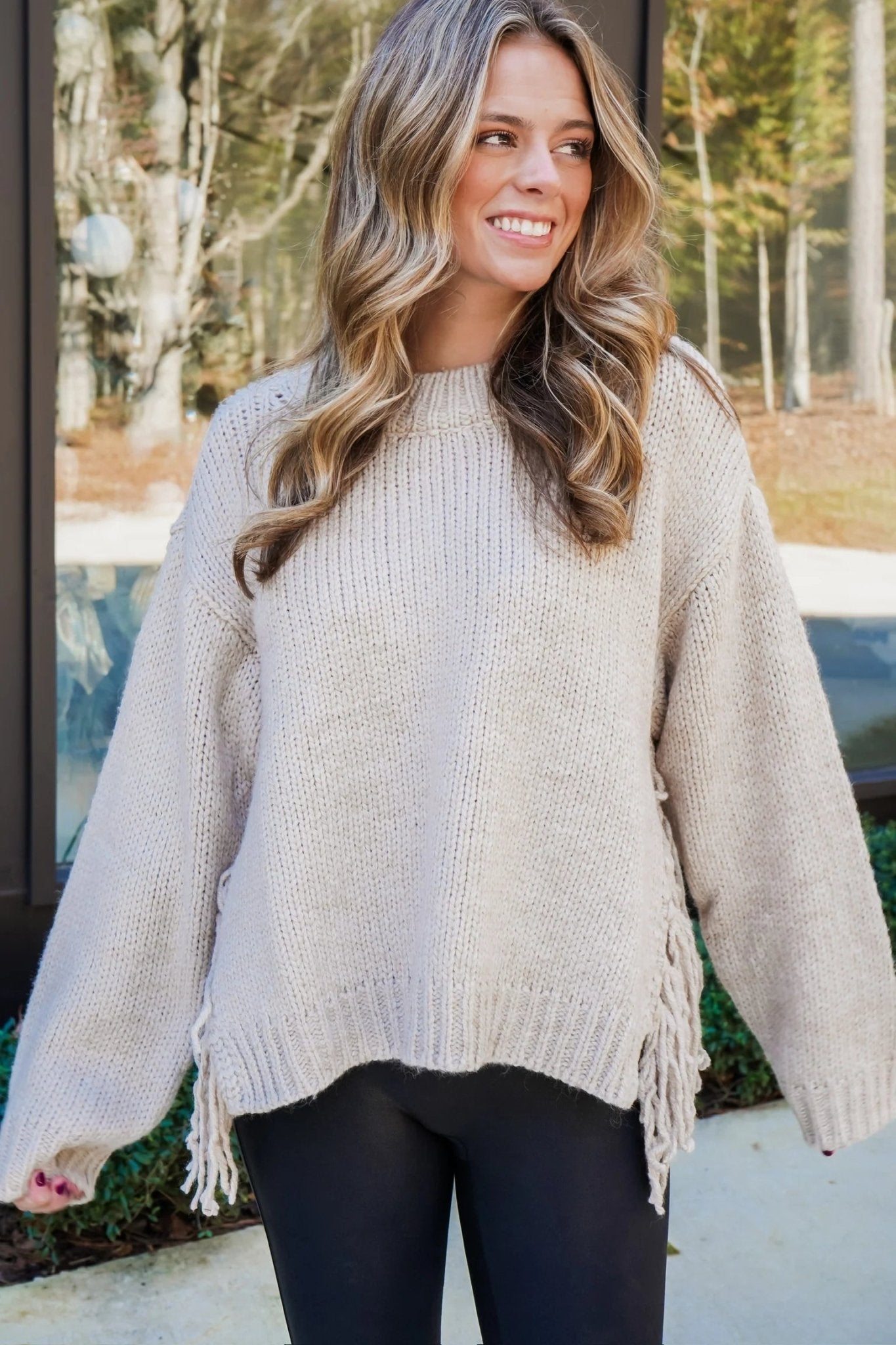 Eva Tassel Knit Sweater