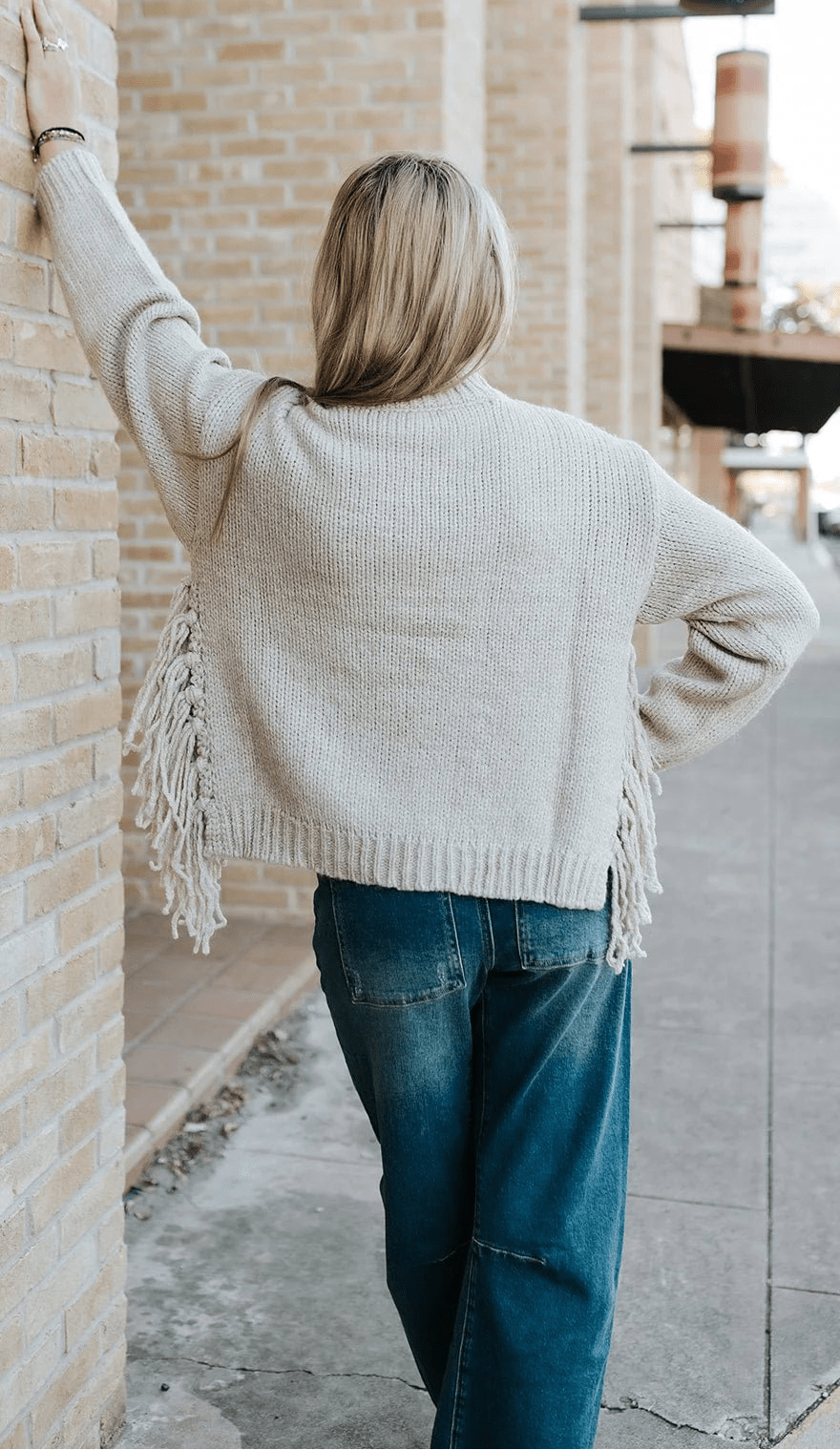 Eva Tassel Knit Sweater