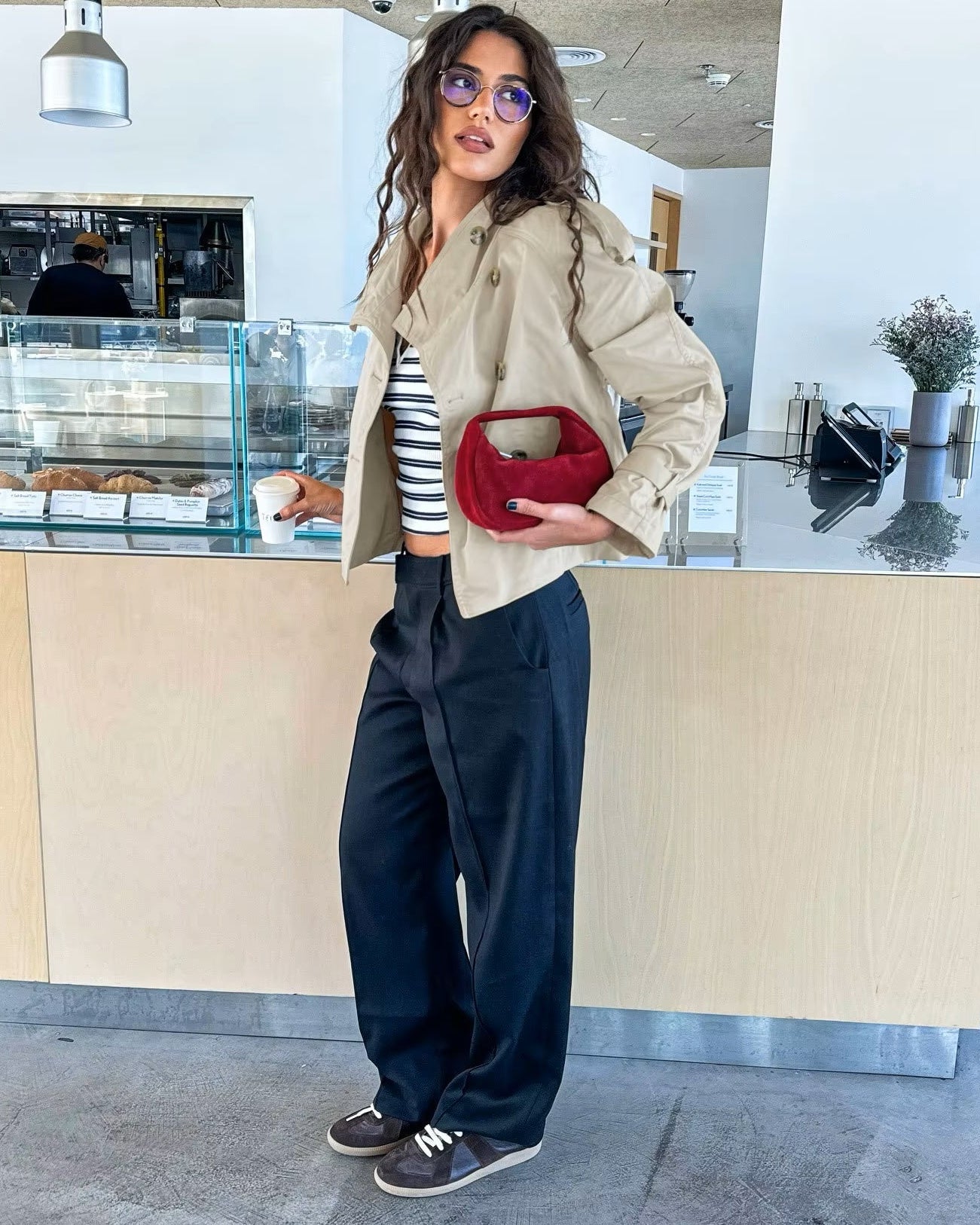 Trench-coat ceinturé Amelie