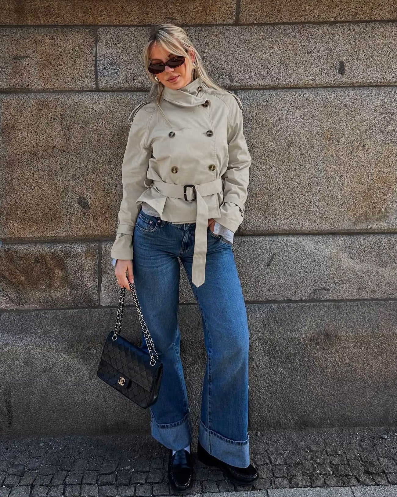 Trench-coat ceinturé Amelie