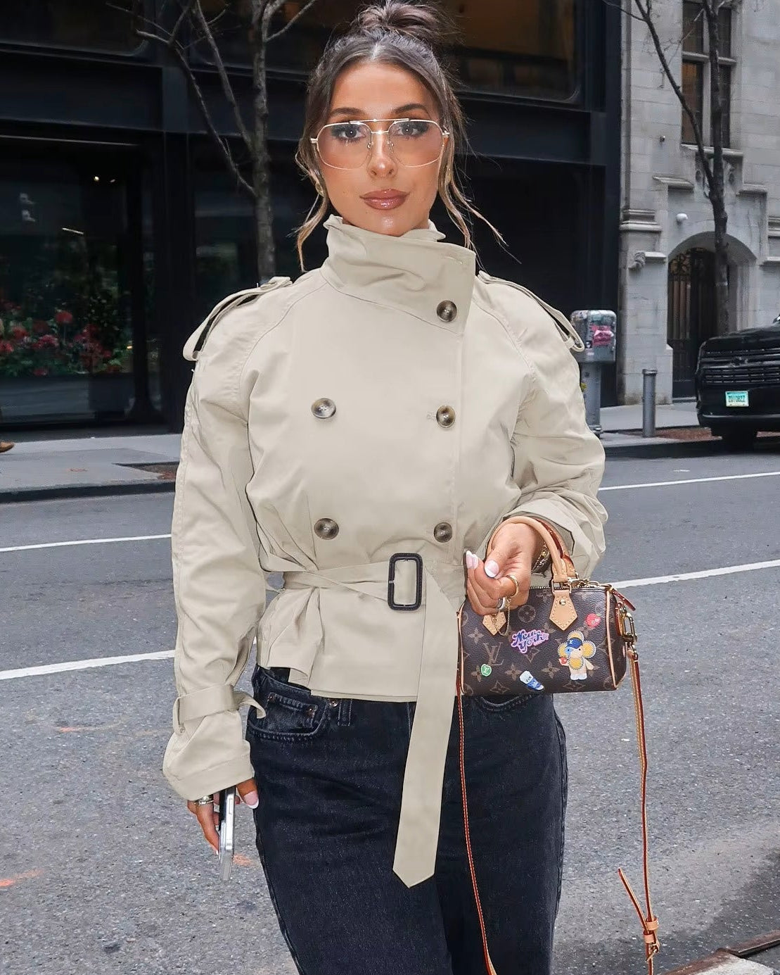 Trench-coat ceinturé Amelie
