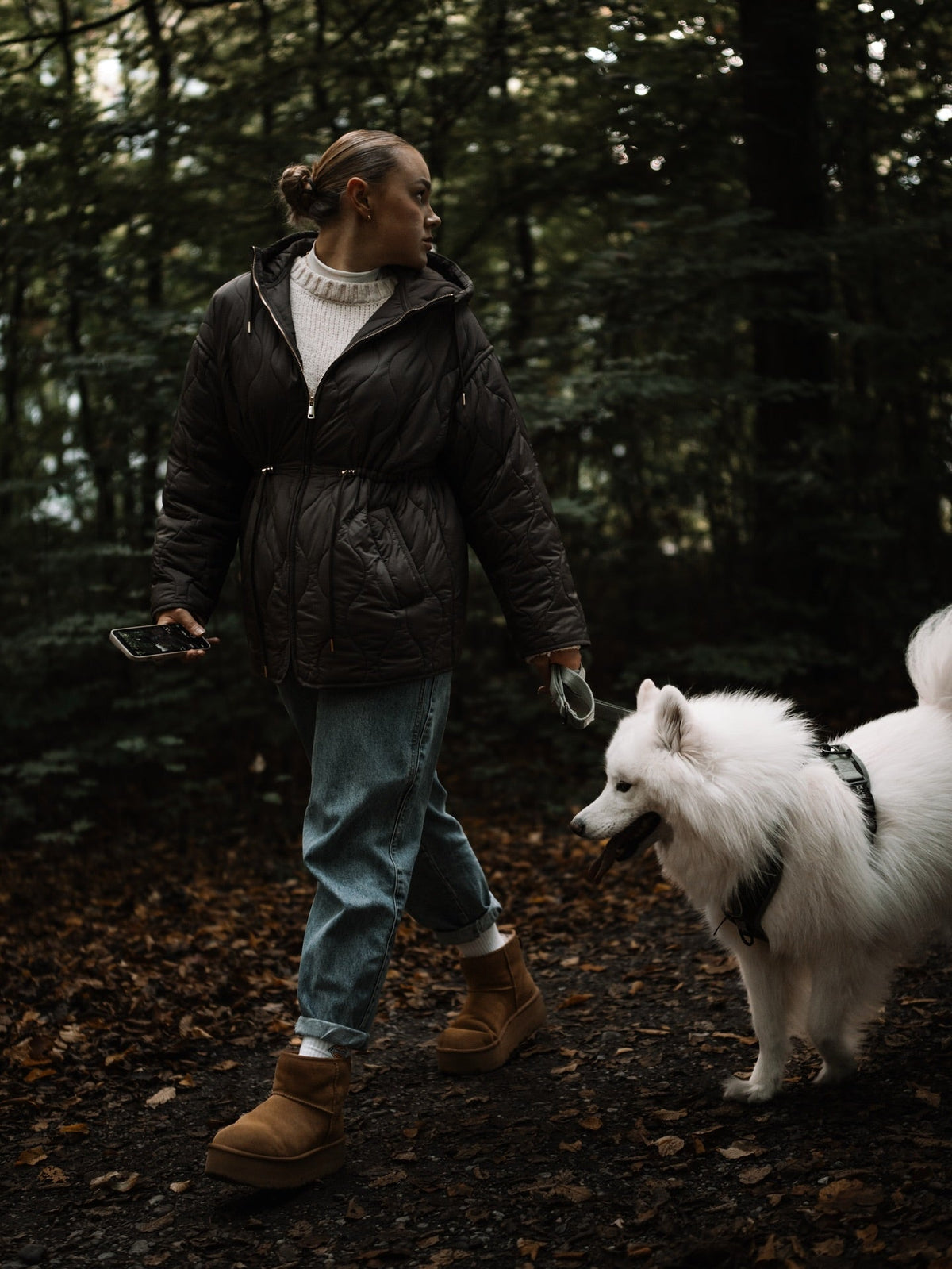 ZEYA - Abbie Hooded Quilted Jacket with Drawstring