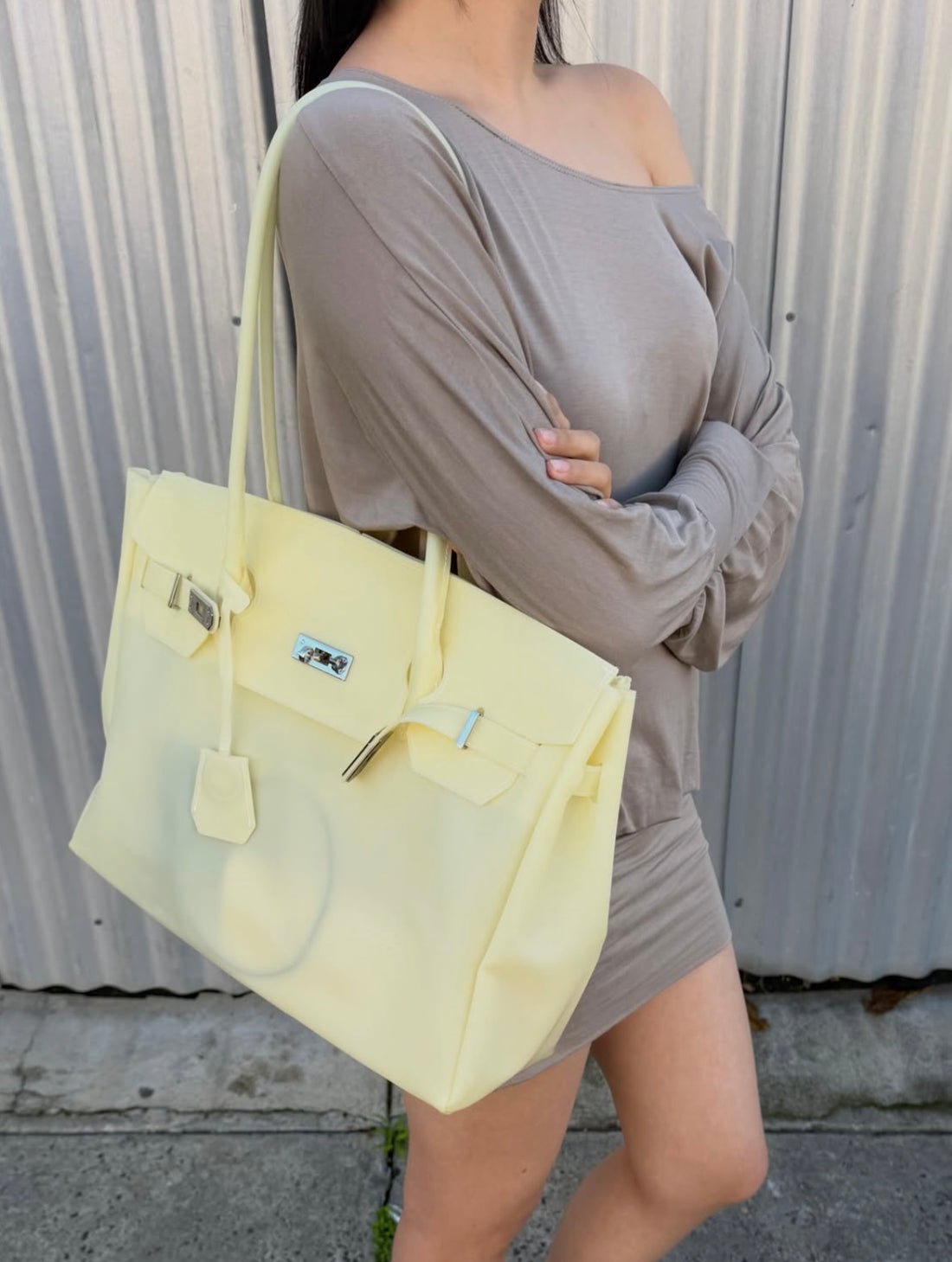 ZEYA - Alicia Structured Top Handle Satchel