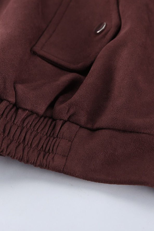 ZEYA - Amanda Relaxed Suede Coat