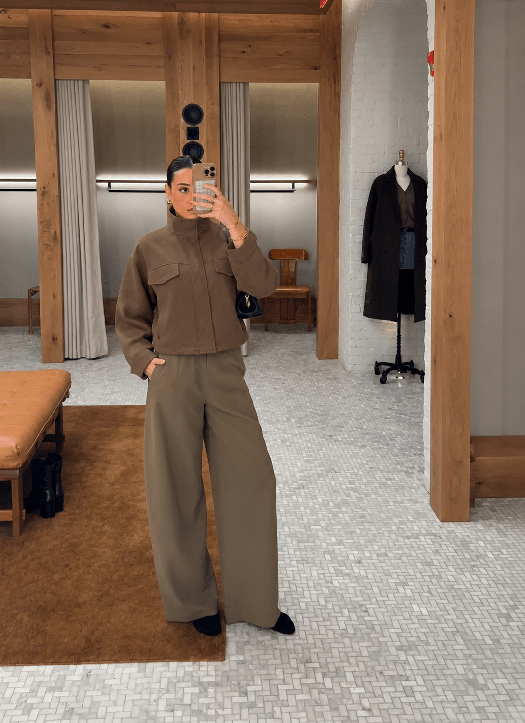 ZEYA - Amelie Brown Zip Jacket