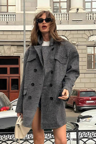 Amy Structured Tweed Coat