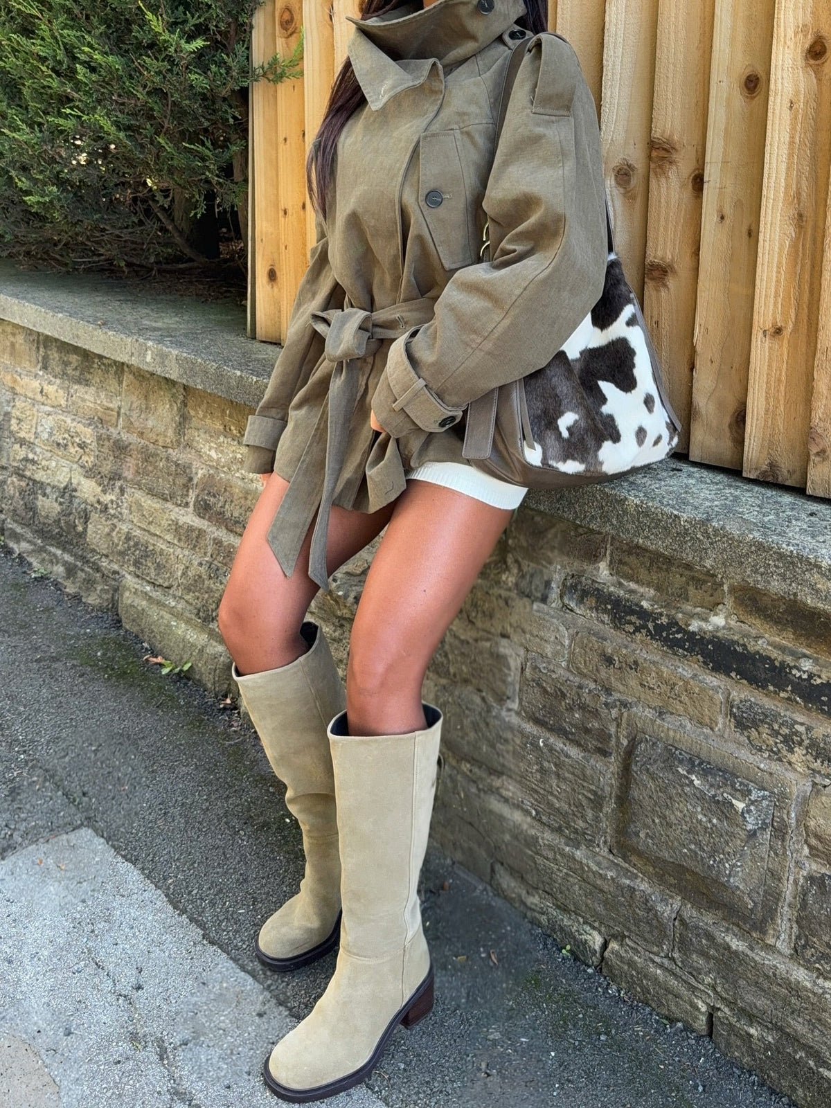 ZEYA - Anastasia Belted Windbreaker Jacket