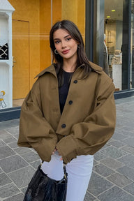 Veste utilitaire crop Anna