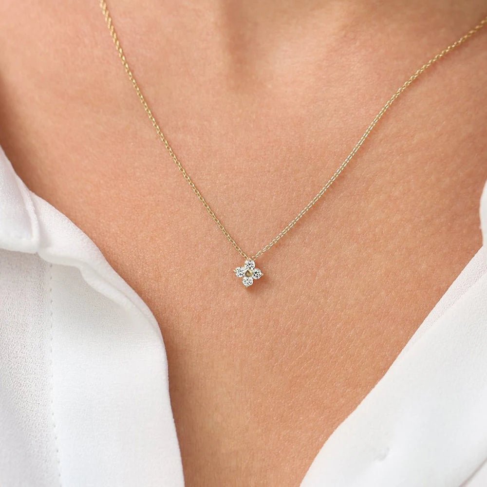 ZEYA - Anna Four Petal Necklace