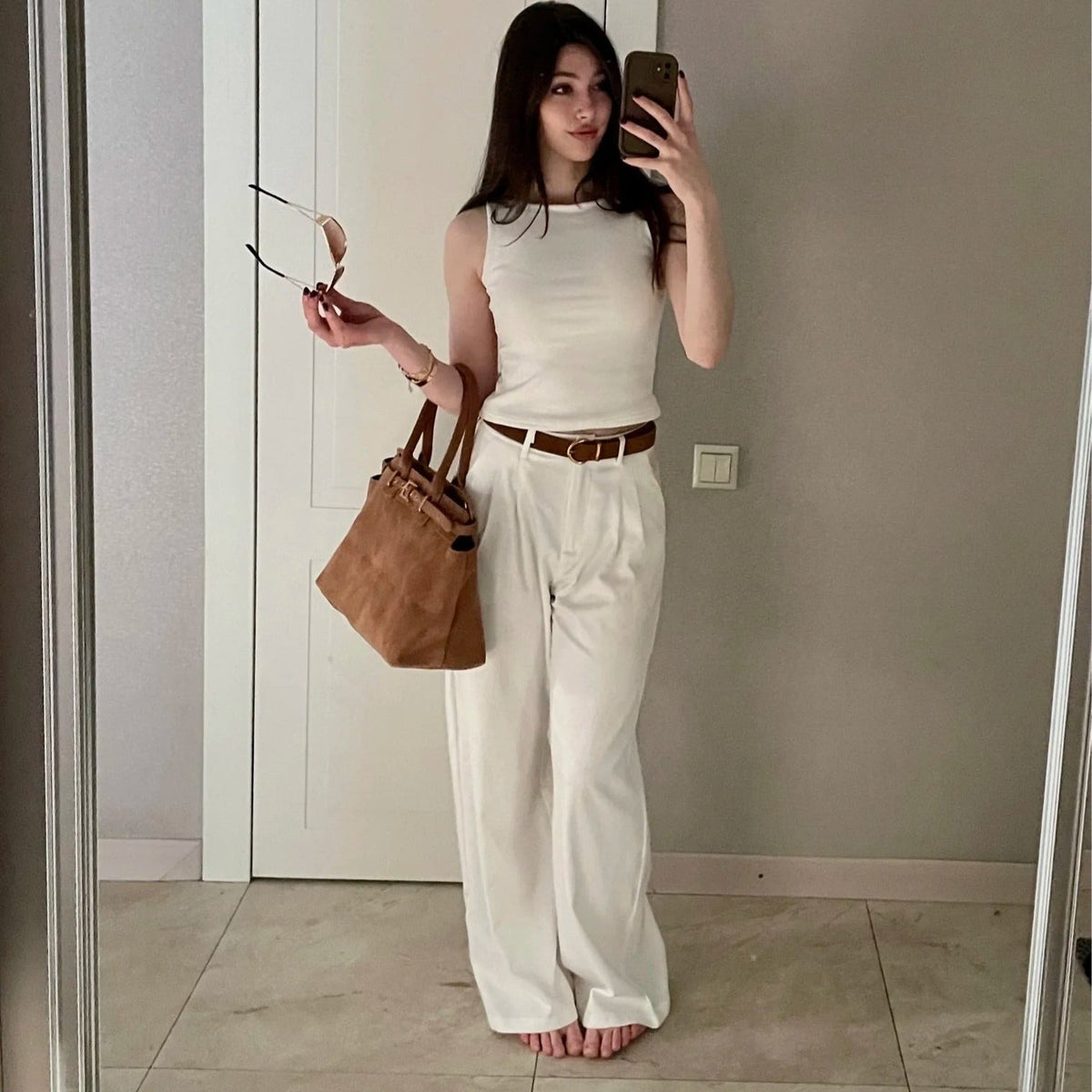 ZEYA - Anne Wide Leg elegant Trousers