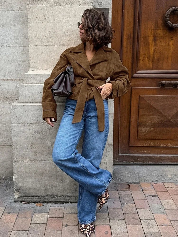 ZEYA - Ariana Retro Suede Jacket