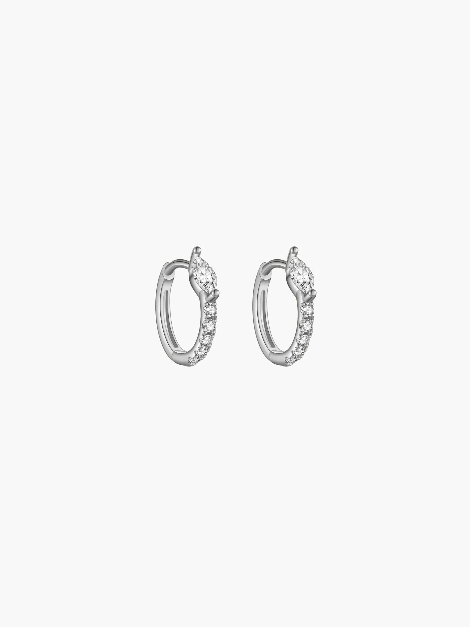 ZEYA - Aubrey Hoop Huggie Earrings