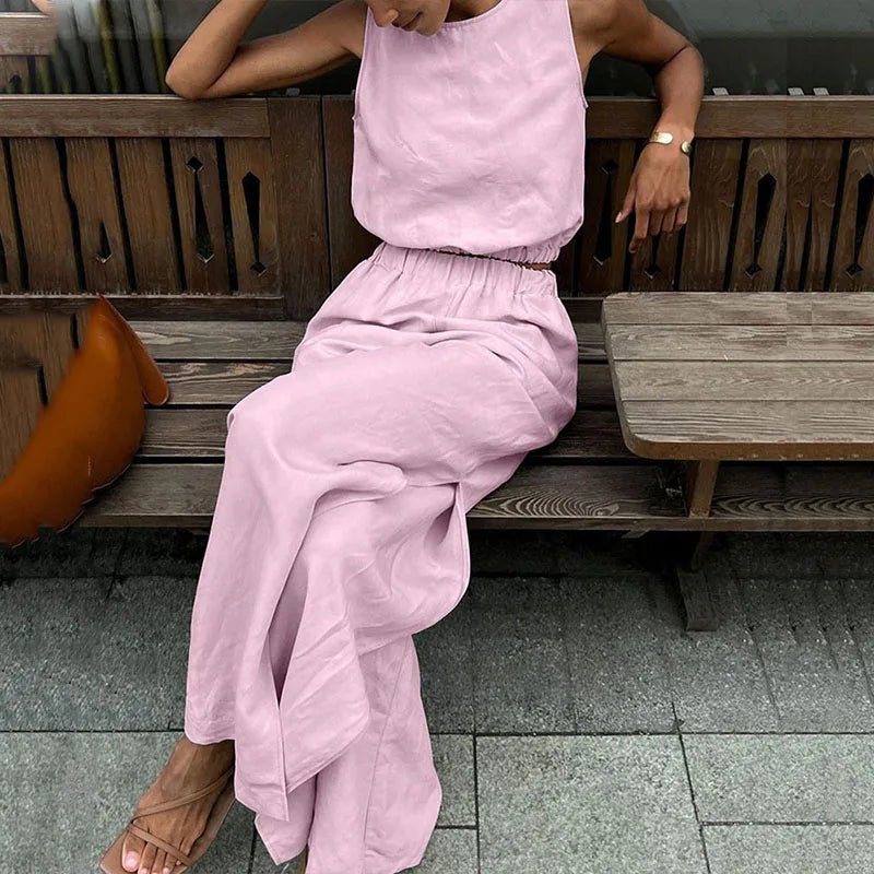 ZEYA - Ava Cotton Linen Two - Piece Set
