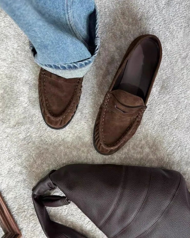 ZEYA - Ava Faux Leather Slip-On Loafers
