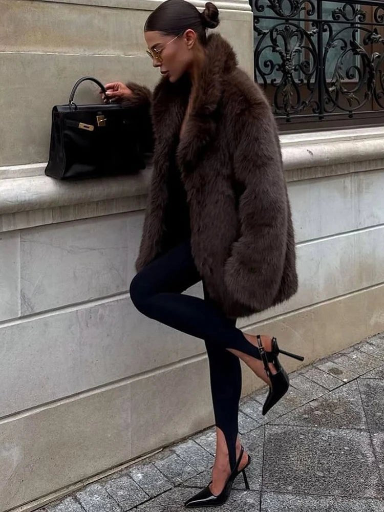 ZEYA - Beatrix Oversized Faux Fur Coat