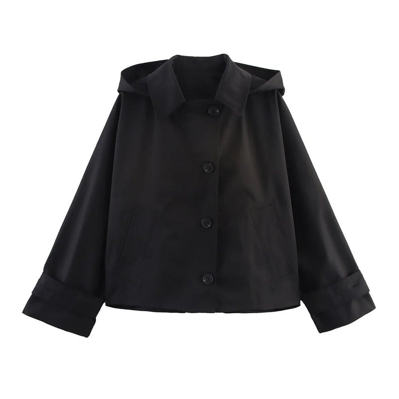 ZEYA - Bella Hooded Windbreaker Jacket